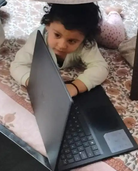 my daughter vanshika: a digital era kid
