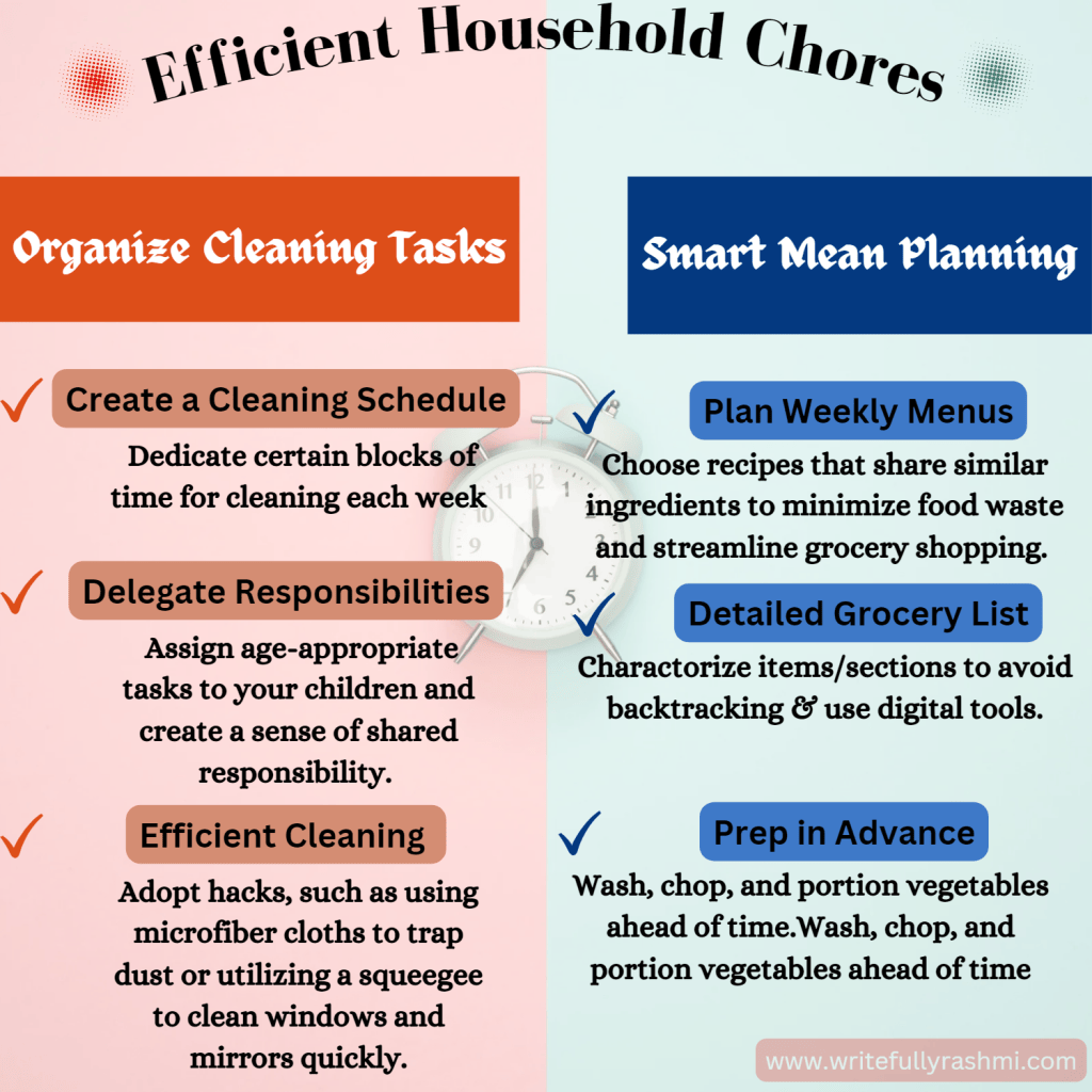 efficient household chores