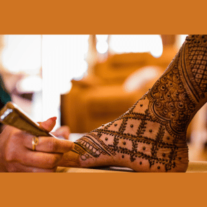 leg mehndi design for karwa chauth