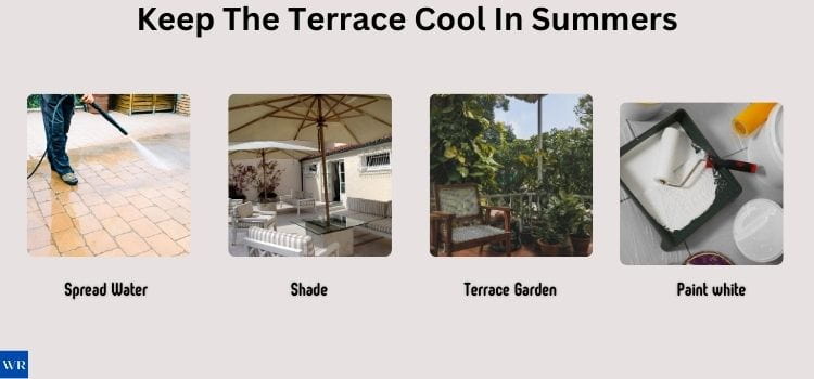 How to keep the terrace cool during summers