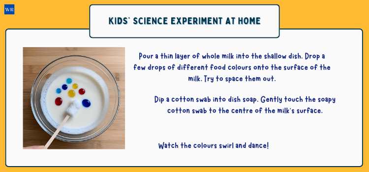 Kids' Science experiment at home