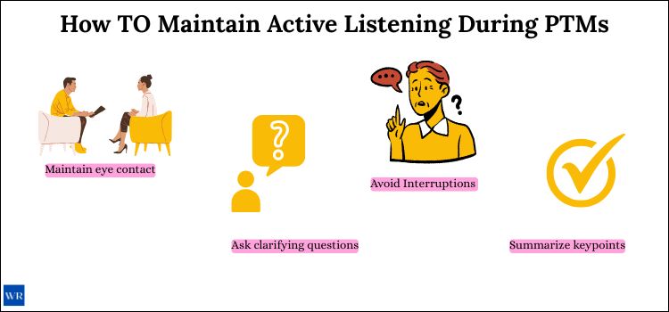 Maintain Active Listening During PTMs