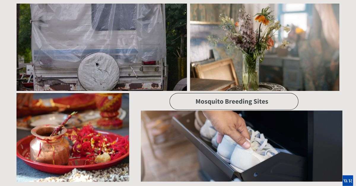 Mosquito breeding sites